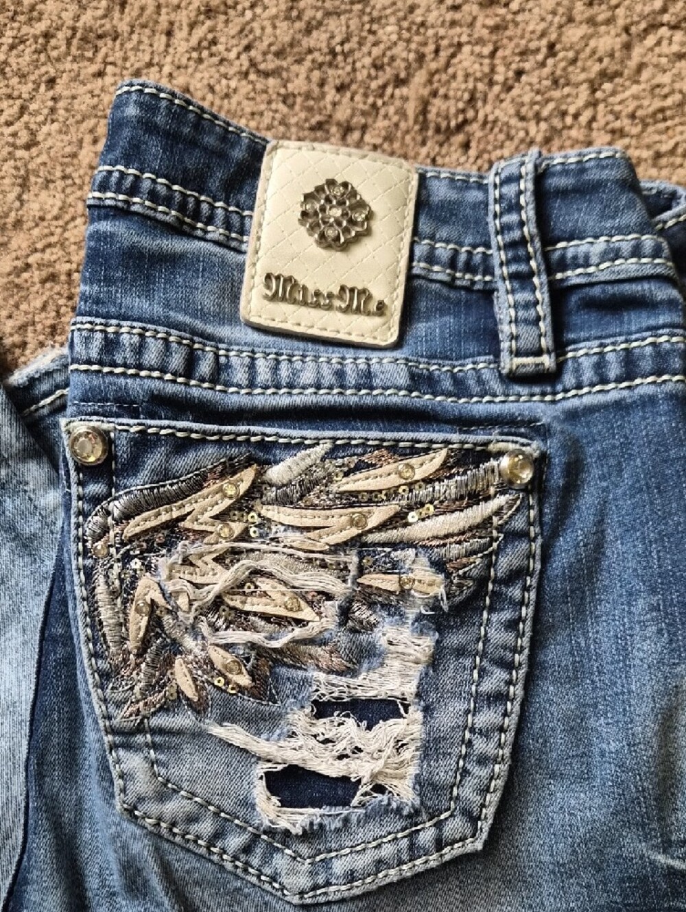 Miss Me Light Blue Denim Jeans